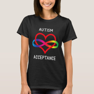 Camiseta Símbolo de Infinidade de Aceitação Autism Pro para