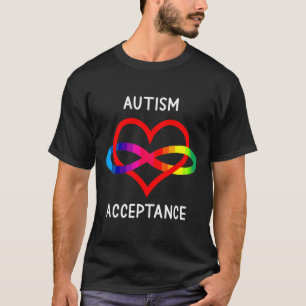 Camiseta Símbolo de Infinidade de Aceitação Autism Pro para