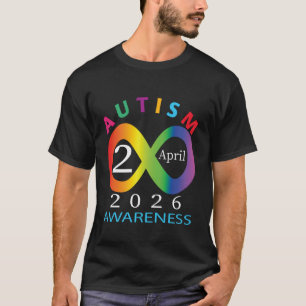 Camiseta Símbolo de Infinito Arco-íris u2013 Neurodiversida