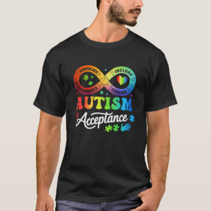 Camiseta Símbolo de Infinito de Aceitação Conscientização d