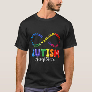 Camiseta Símbolo de Infinito de Consciência e Aceitação Au 