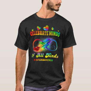 Camiseta Símbolo de Infinito de Conscientização do Autismo