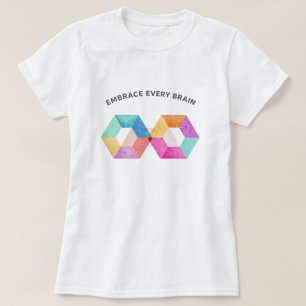 Camiseta Símbolo de Infinito Orgulho Neurodiversidade Todo 