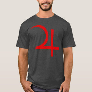 Camiseta Símbolo de Júpiter do Planeta (vermelho)