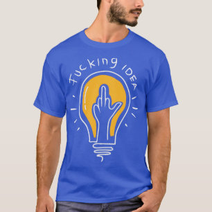 Camiseta Símbolo de lâmpada má ideia