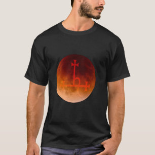 Camiseta Símbolo de Lilith Lua Sangue Demônio