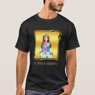 Camiseta Símbolo de Lírio dos Santos Católicos Pureza de Sa