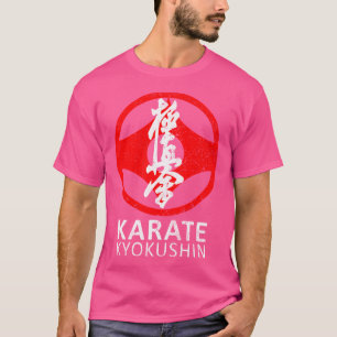 Camiseta Símbolo de logotipo Kyokushin Karate Kanji Japão M