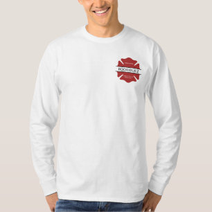 Camiseta Símbolo de logotipo vermelho de bombeiro personali