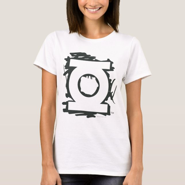 Camiseta Símbolo de Marcador Lanterna Verde (Frente)
