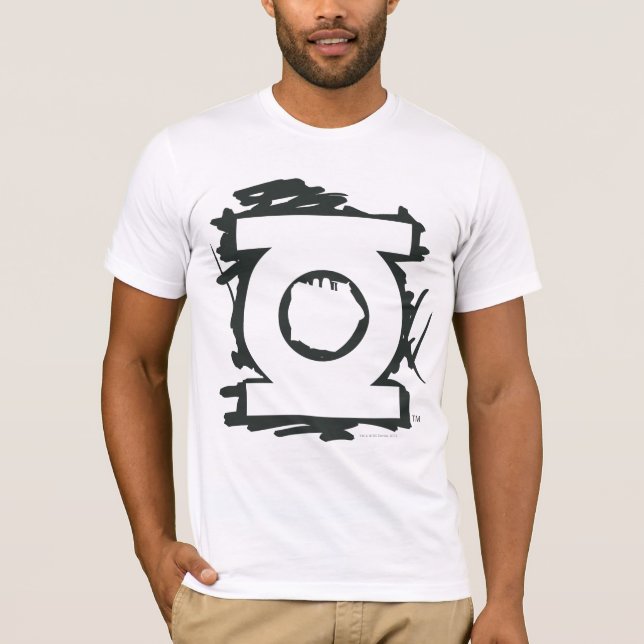 Camiseta Símbolo de Marcador Lanterna Verde (Frente)