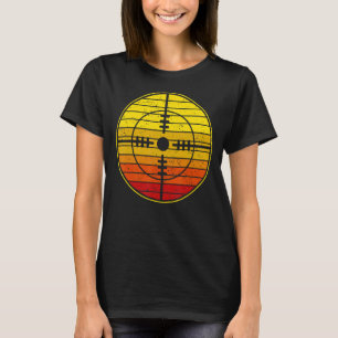 Camiseta Símbolo de mira para caça à caça