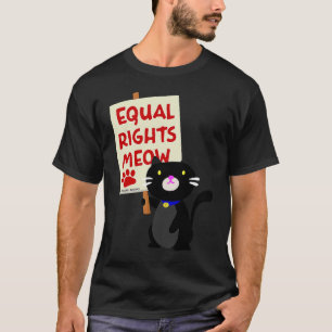 Camiseta Símbolo de mira preto de direitos iguais