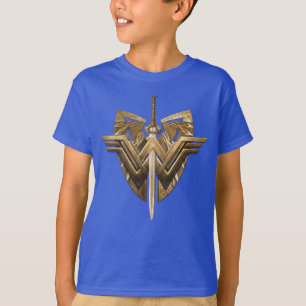 Camiseta Símbolo de Mulher Maravilha com Espada da Justiç
