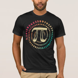 Camiseta Símbolo de Número de Dia 3.14 Pi Número Irracional