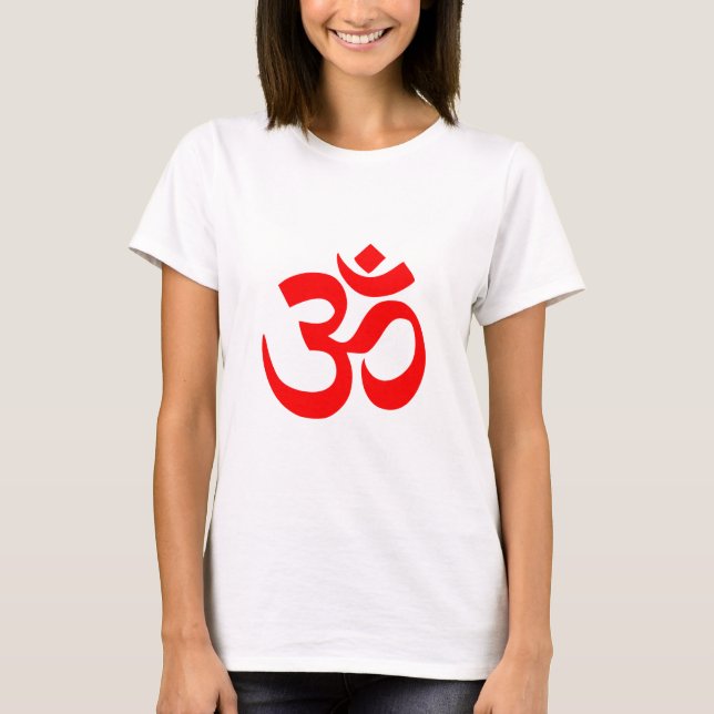 Camiseta Símbolo de Om Shanti Om Aum Namah Shivay Omkara Pr (Frente)
