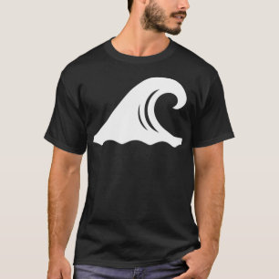 Camiseta Símbolo de Ondas legal Surfer Surfing Surf Costeir