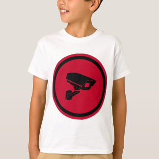 Camiseta símbolo de operador de câmera