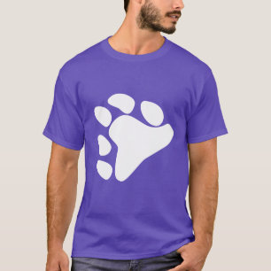 CAMISETA SÍMBOLO DE PAW BRANCO