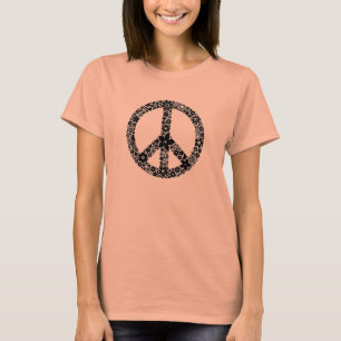 Camiseta símbolo de paz 2 dos anos 60