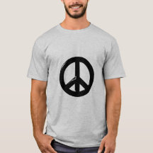 Símbolo de Paz 3D Preto