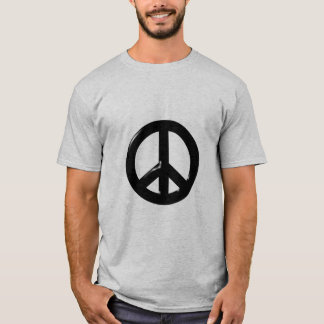Camiseta Símbolo de Paz 3D Preto