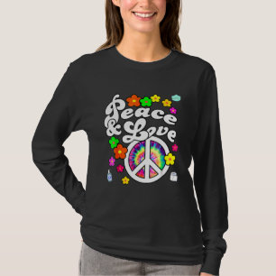 Camiseta Símbolo De Paz E Amor Para As Mulheres Símbolo Yog