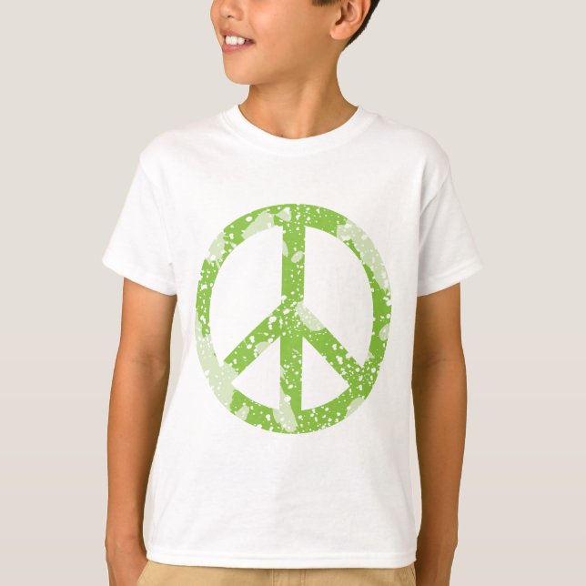 Camiseta Símbolo de Paz (Verde) (Frente)