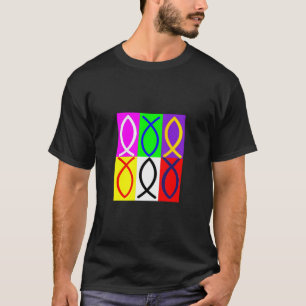 Camiseta Símbolo de Peixe Cristão 2