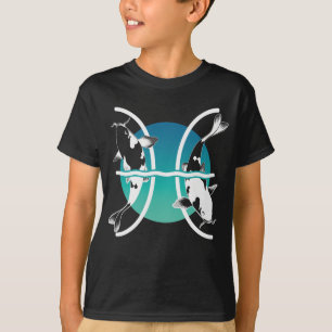 Camiseta Símbolo de peixes - Sinal Zodíaco Astrológico