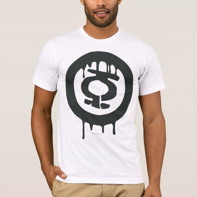 Camiseta Símbolo de pintura Lanterna Verde (Frente)