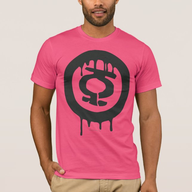 Camiseta Símbolo de pintura Lanterna Verde (Frente)