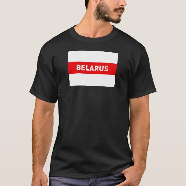Camiseta Símbolo de protesto da Bielorrússia, símbolo verme (Frente)