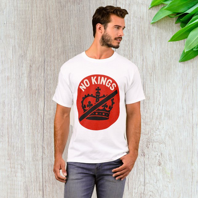 Camiseta Símbolo de Protesto Sem Reis (Criador carregado)
