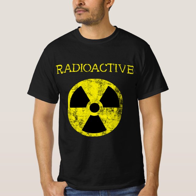 Camiseta Símbolo de queda de radiação nuclear radioativa Ha (Frente)