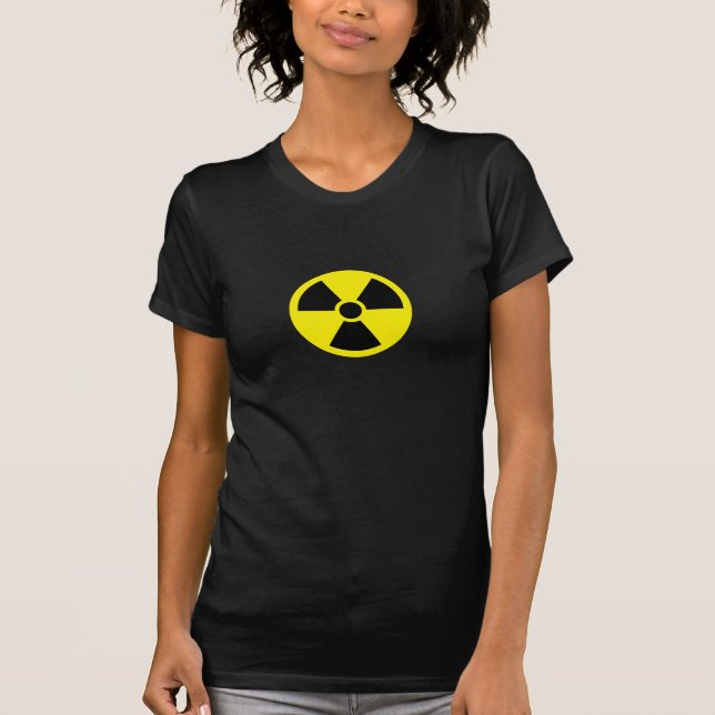camiseta símbolo de radiação (Frente)