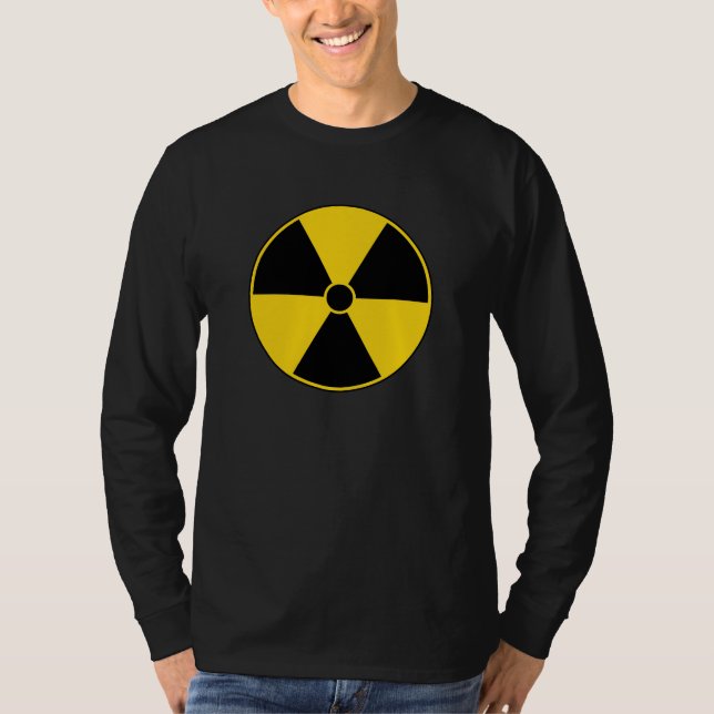 Camiseta Símbolo de Radiação Amarelo (Frente)