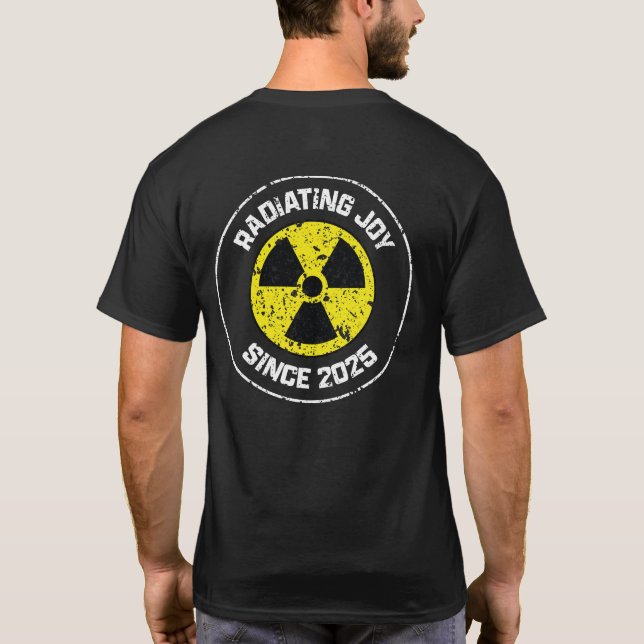 Camiseta Símbolo de Radiação da Alegria Desde o Grunge 2025 (Verso)