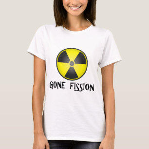 Camiseta Símbolo de Radiação de Fissão Óssea