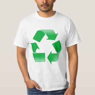 CAMISETA SÍMBOLO DE RECICLAGEM VERDE
