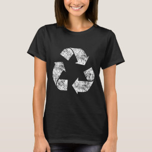 Camiseta Símbolo de reciclar Distúrbio do Ambiente do Dia d