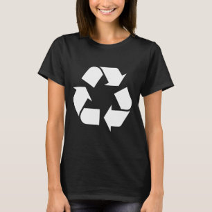 Camiseta Símbolo de Reciclar do logotipo do reciclagem Dia