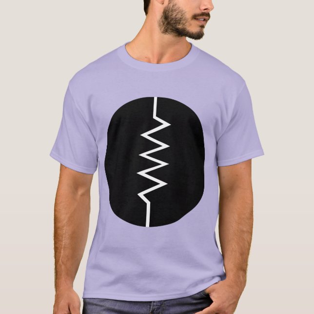 Camiseta Símbolo de resistência - dentro de um círculo (Frente)