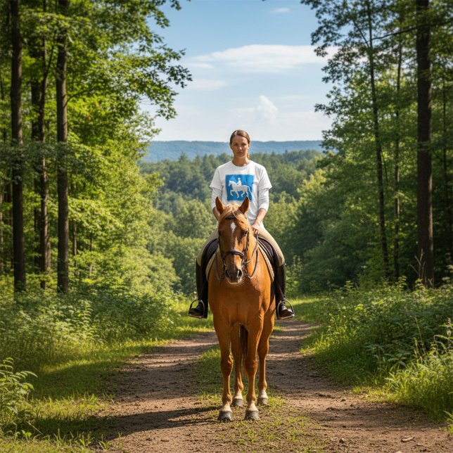 Camiseta Símbolo de Rota Equestre (Criador carregado)