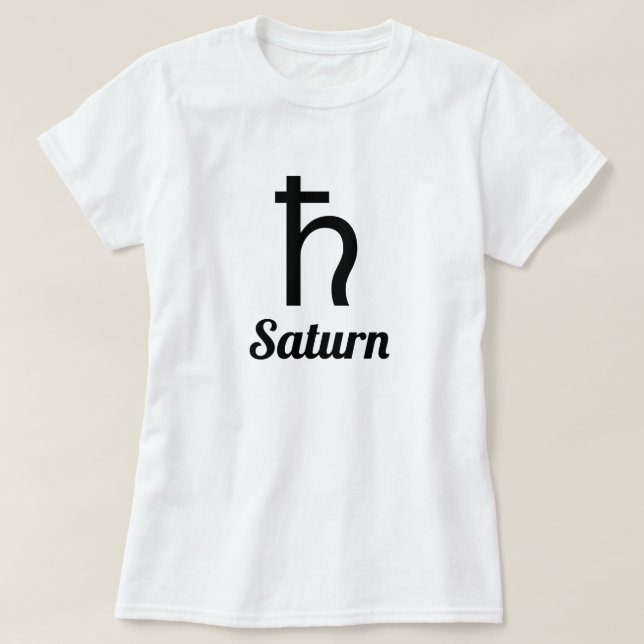 Camiseta Símbolo de Saturno (Frente do Design)