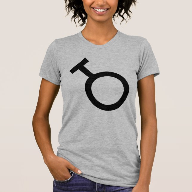 Camiseta Símbolo de sexo travesti (Frente)