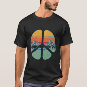 Camiseta Símbolo de Sinal de Paz ao ar livre Natureza