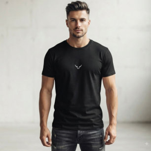 Camiseta Símbolo de Touro Minimalista Gráficos M