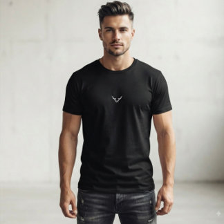 Camiseta Símbolo de Touro Minimalista | Gráficos M
