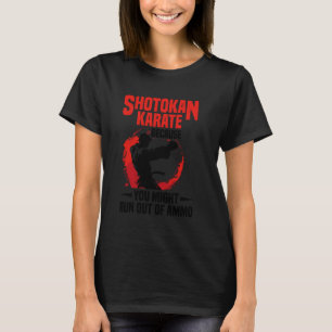 Camiseta Símbolo de Treinamento Shotokan Não Feridas Instru
